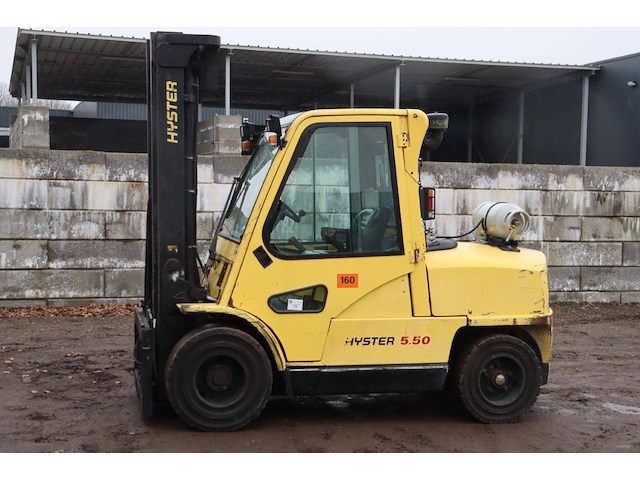 Heftruck hyster hyster h5.50xm lpg 3500kg 5.75m 2004 - afbeelding 1 van  1