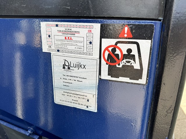 Heftruck, hyster, j3.00xm, blauw, 2001, elektrisch - afbeelding 2 van  15