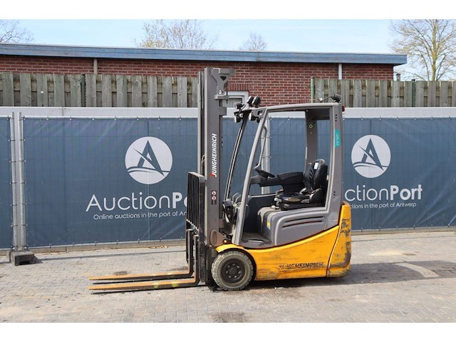 Heftruck jungheinrich efg 213 elektrisch 1300kg 5.5m 2019 - afbeelding 1 van  1