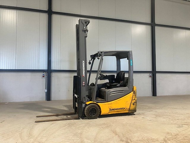 Heftruck jungheinrich efg 218k elektrisch 1800kg 7m 2019 - afbeelding 1 van  1
