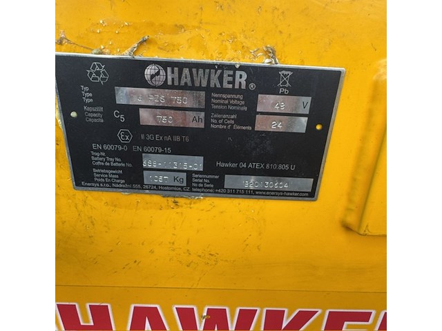 Heftruck, jungheinrich, efg 316, geel, 2013 - afbeelding 27 van  36