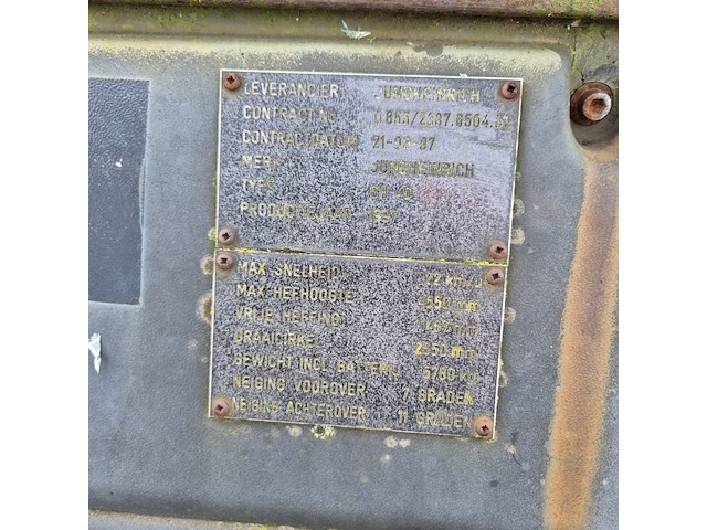 Heftruck , jungheinrich, sh 40, 1997 - afbeelding 2 van  23