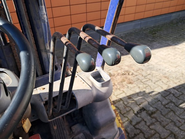 Heftruck, komatsu, fd30t12, geel / bauw, 1997 - afbeelding 9 van  25