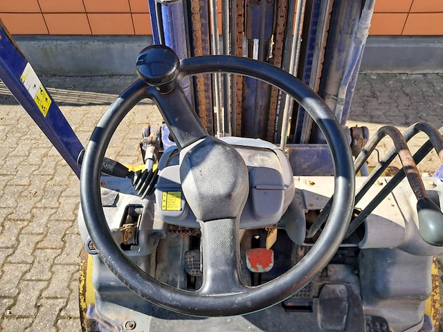 Heftruck, komatsu, fd30t12, geel / bauw, 1997 - afbeelding 10 van  25