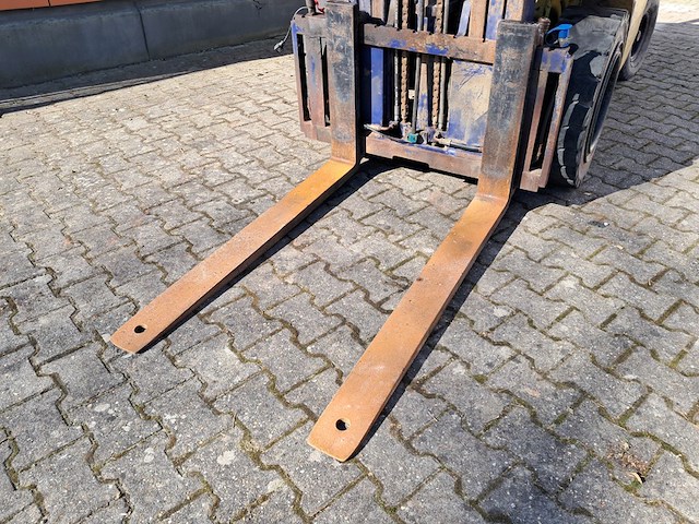 Heftruck, komatsu, fd30t12, geel / bauw, 1997 - afbeelding 25 van  25