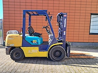 Heftruck, komatsu, fg30ht-12, geel / blauw, 2001 - afbeelding 18 van  24