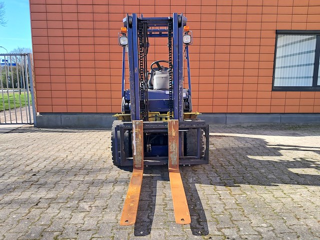 Heftruck, komatsu, fg30ht-12, geel / blauw, 2001 - afbeelding 19 van  24