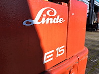 Heftruck, linde, e15, rood - afbeelding 3 van  19
