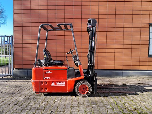 Heftruck, linde, e15, rood - afbeelding 14 van  19