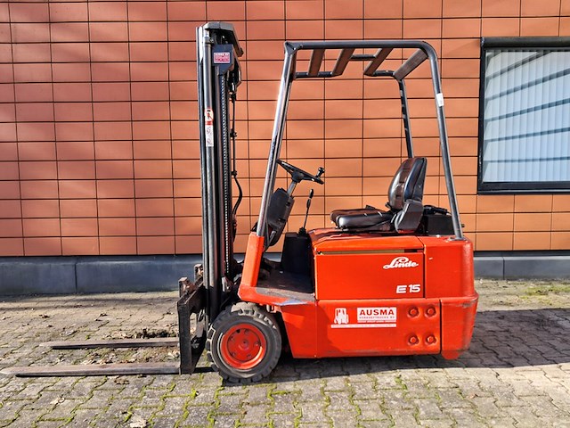 Heftruck, linde, e15, rood - afbeelding 16 van  19