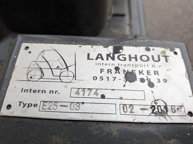 Heftruck linde, e25 - 600 / 03, bouwjaar 2009 - afbeelding 10 van  23