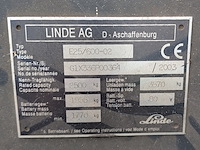 Heftruck linde, e25 / 600 - 02, bouwjaar 2003 - afbeelding 7 van  25