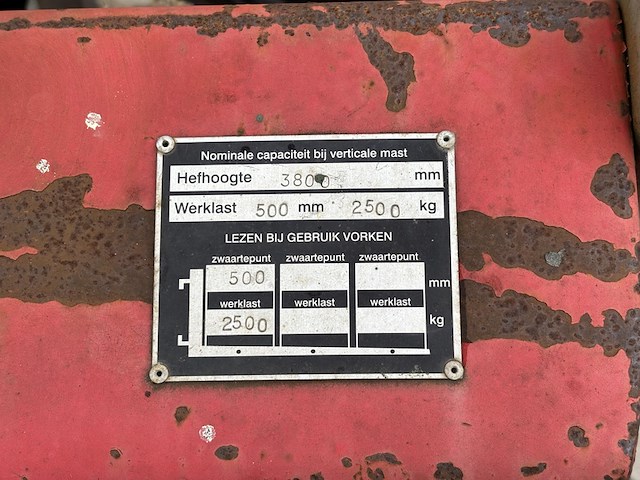 Heftruck, linde, h250, 1984 - afbeelding 9 van  18