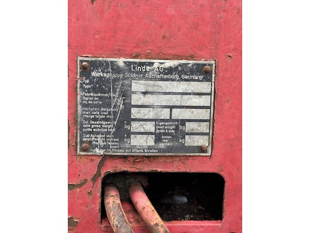 Heftruck, linde, h250, 1984 - afbeelding 10 van  18