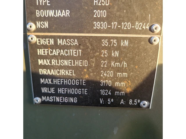 Heftruck, linde, h25d-01, 2010 - afbeelding 4 van  32