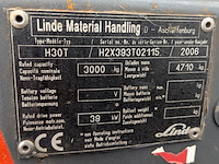 Heftruck linde, h30t, bouwjaar 2006 - afbeelding 13 van  24