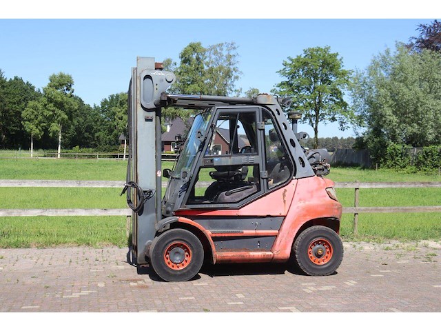 Heftruck linde h60t-01 lpg 6000kg 2011 - afbeelding 1 van  1