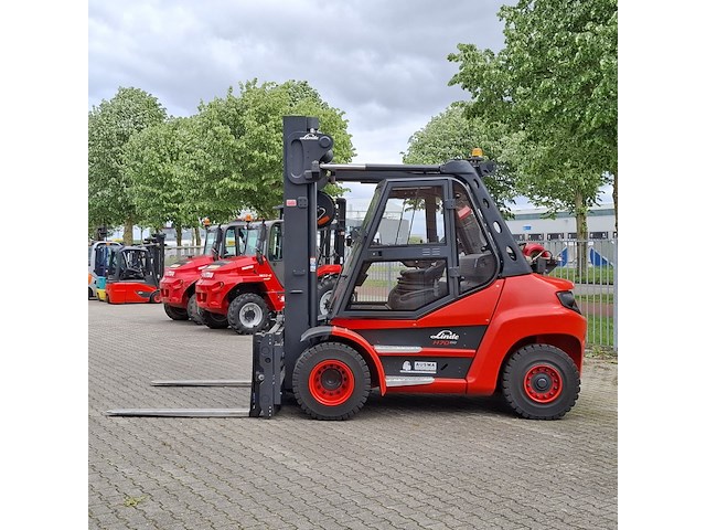 Heftruck, linde , h70t-03, rood, 2016 - afbeelding 12 van  40