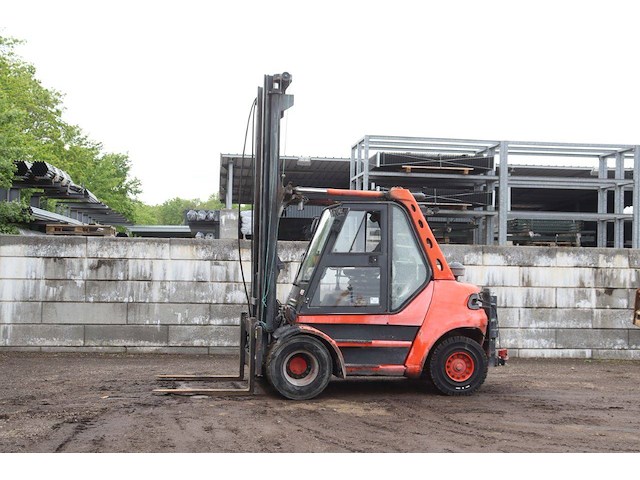 Heftruck linde h80d-03 diesel 8000kg 7.5m 2008 - afbeelding 1 van  1