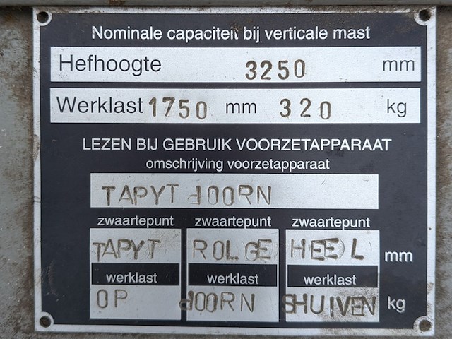 Heftruck linde, linde e15, bouwjaar 1977 - afbeelding 5 van  19