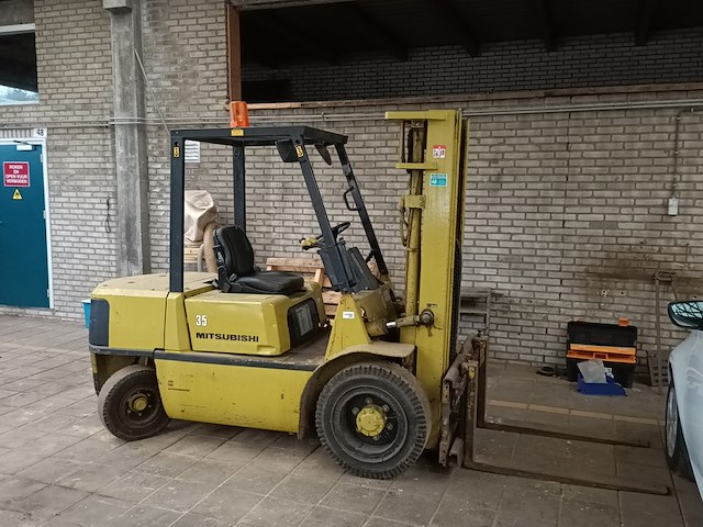 Heftruck, mitsubishi, fd35a, 1989 - afbeelding 1 van  12