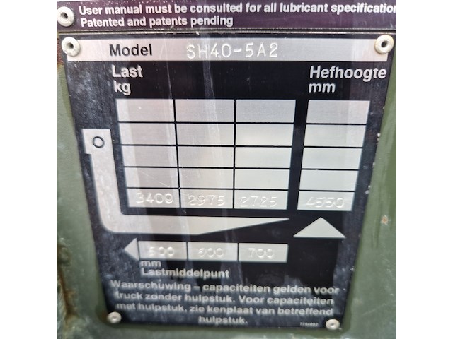 Heftruck, steinbock-boss, sh40-d, 1995 - afbeelding 7 van  71