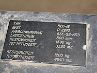 Heftruck still r20-16 met driedelige mast, sideshift, hefhoogte 494 cm, hefvermogen 1600 kg, 7203 draaiuren... - afbeelding 3 van  9