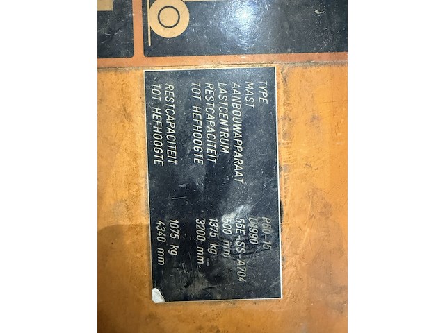 Heftruck, still, r50-15, geel - afbeelding 3 van  4