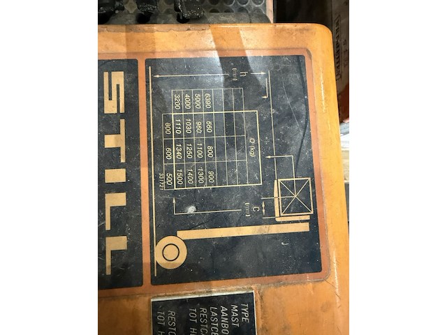 Heftruck, still, r50-15, geel - afbeelding 4 van  4