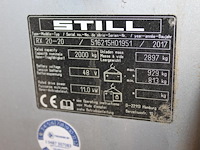 Heftruck still rx20-2u met driedelige mast, 48v 100 a acculader en set verlenglepels. hefhoogte 685 cm. sid... - afbeelding 7 van  9