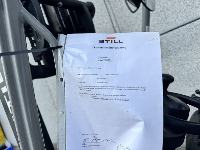 Heftruck, still, rx60-25/600, grijs/oranje, 2014, elektrisch - afbeelding 10 van  14