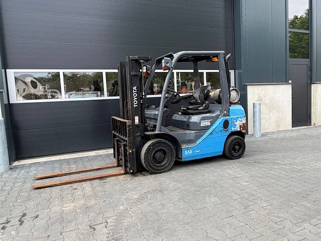 Heftruck toyota 06-8fg25f lpg 2500kg 4.3m 2019 - afbeelding 1 van  1