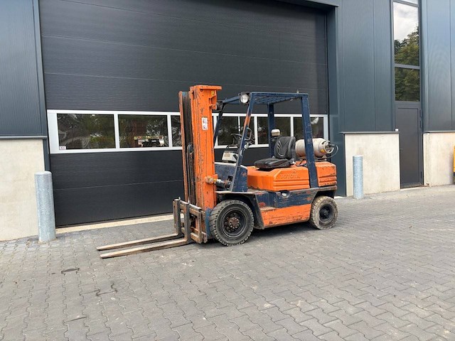 Heftruck toyota 42-5fgf25 lpg 2500kg 4.7m 1990 - afbeelding 1 van  1