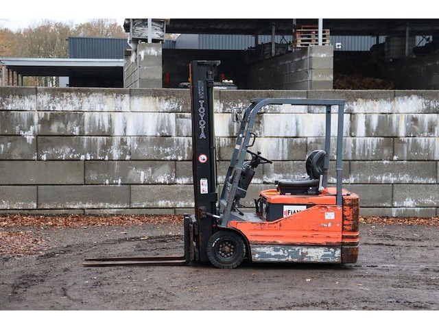 Heftruck toyota 5fbe15 elektrisch 1100kg 5.5m 1993 - afbeelding 1 van  1