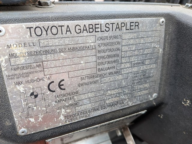 Heftruck toyota, 7fbmf18, bouwjaar 2006 - afbeelding 5 van  24