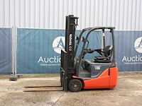 Heftruck toyota 8fbe15t elektrisch 1500kg 3.7m 2016
