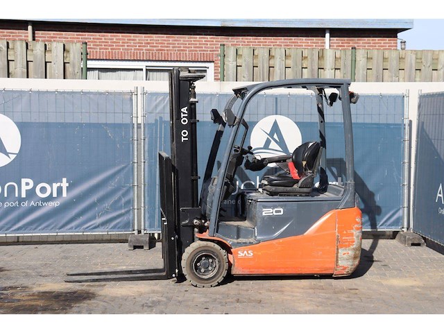 Heftruck toyota 8fbe20t elektrisch 2000kg 3.3m - afbeelding 1 van  1