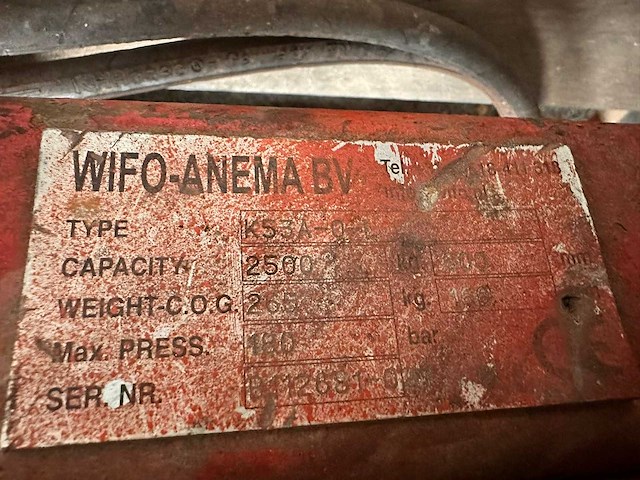 Heftruck wifo kist kantelaar - heftruck toebehoren - afbeelding 3 van  3