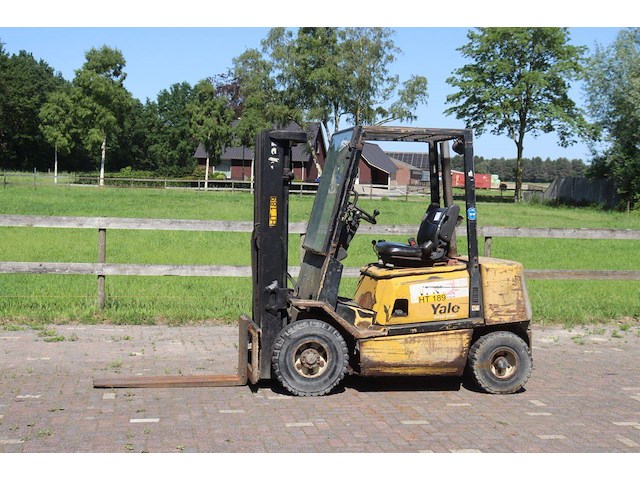 Heftruck yale gdp25tf diesel 2340kg 4.95m 2003 - afbeelding 1 van  1