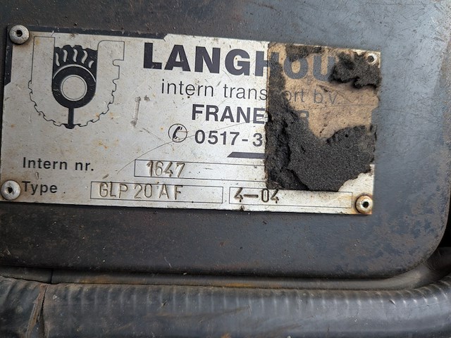 Heftruck, yale, glp20af, 1998 - afbeelding 14 van  25