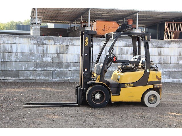 Heftruck yale glp25vxe2170 lpg 1600kg 4.95m 2017 - afbeelding 1 van  1