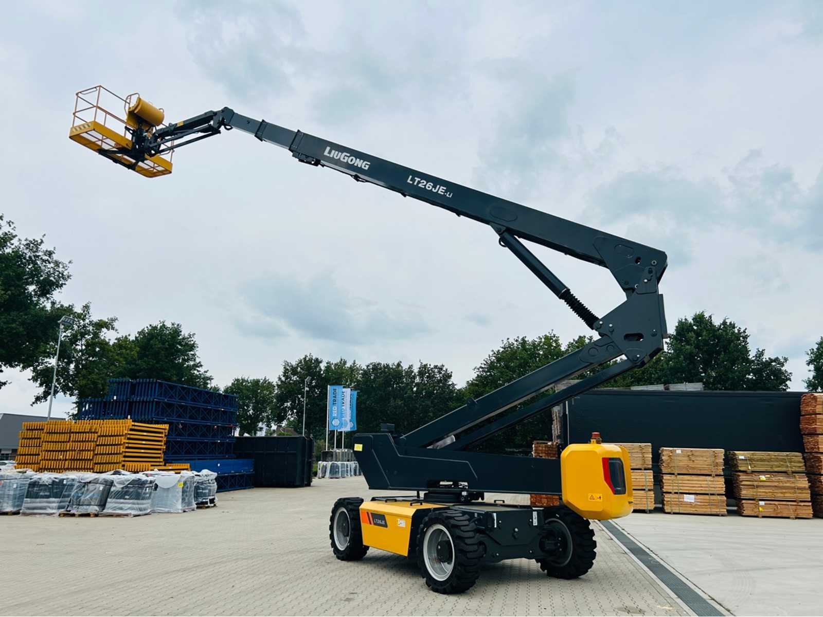 Heftrucks, hoogwerkers, grondverzetmachines, units en zakelijke goederen