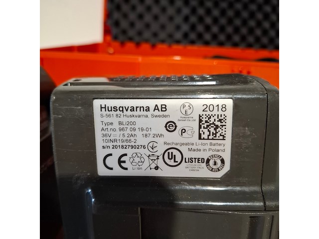 Heggenschaar - 60cm - accu (incl. accu set), husqvarna, 536lihd60x, 2018 - afbeelding 2 van  12