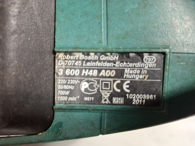 Heggenschaar 60cm 230v bosch, ahs 6000 pro-t, bouwjaar 2011 - afbeelding 6 van  6