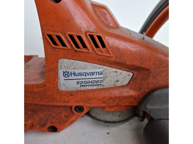 Heggenschaar 60cm accu 36v husqvarna, 520ihd60, bouwjaar 2021 - afbeelding 8 van  9