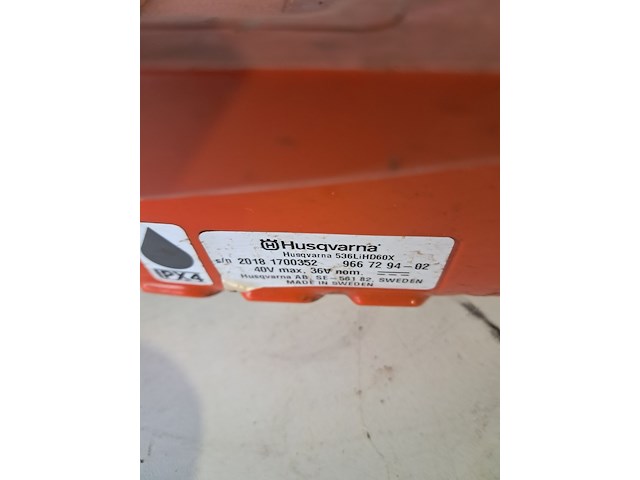 Heggenschaar 60cm, husqvarna, 536lihd60x, 2018 - afbeelding 2 van  10