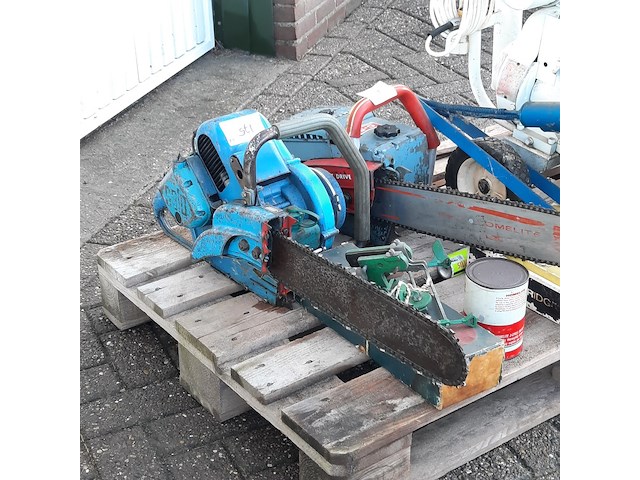 Heggenschaar en 2x kettingzaag - afbeelding 2 van  20