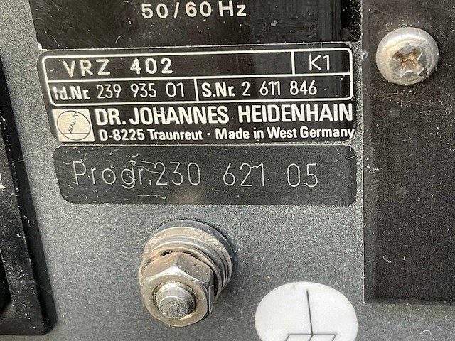 Heidenhain vrz 402 hoogtemeter met vlaksteen - afbeelding 8 van  8