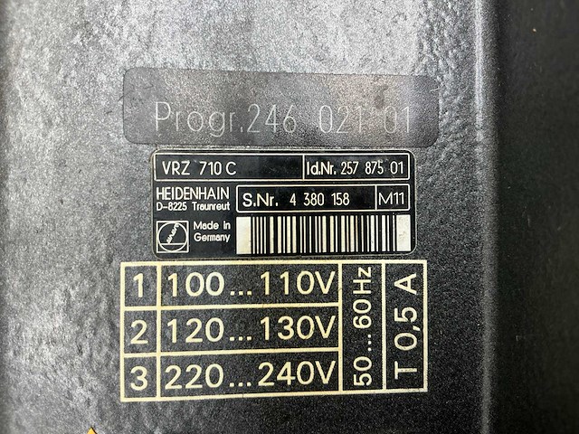 Heidenhain vrz 710c besturingsunit - afbeelding 5 van  5