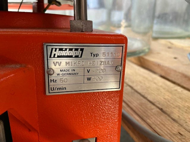 Heidolph 51110 vvmicrohiezbad rotatieverdamper inclusief verwarmingsbad. - afbeelding 3 van  5